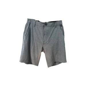 NEW US APPAREL men's electric chambray ocean stretch shorts in grey